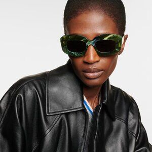 Loewe Screen Anagram Rectangular Sunglasses